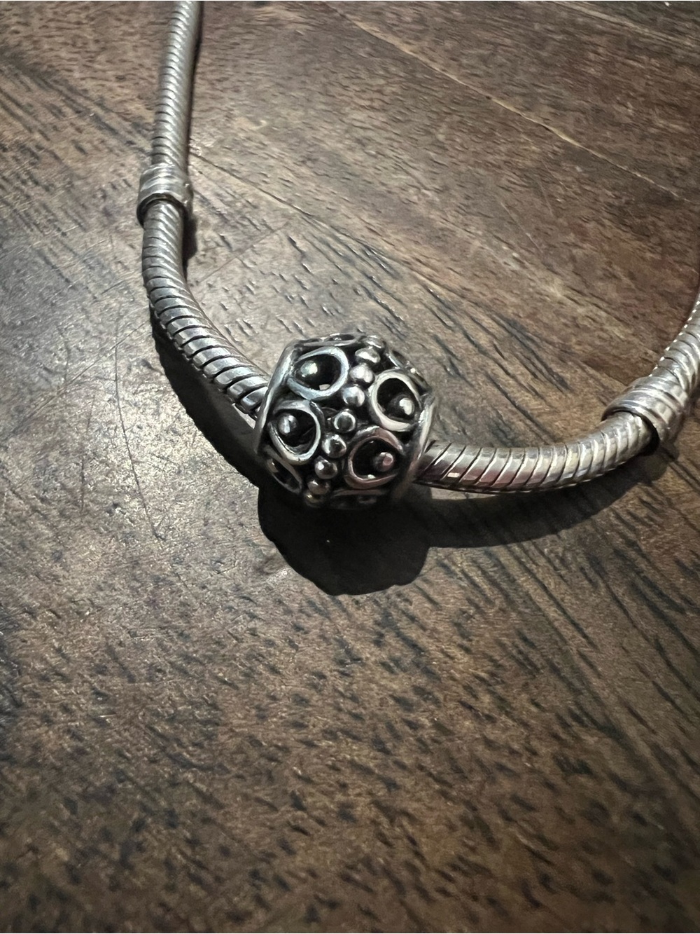 Pandora sterling silver a clouds silver lining charm retired